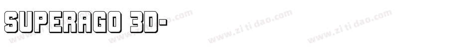 Superago 3D字体转换